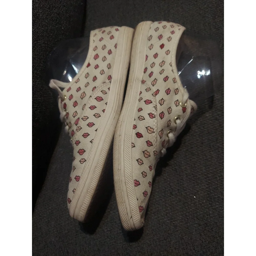 Keds Kate Spade Shoes Womens 7.5 Lips Kiss New York Champion Sneakers Y2k Boho‎